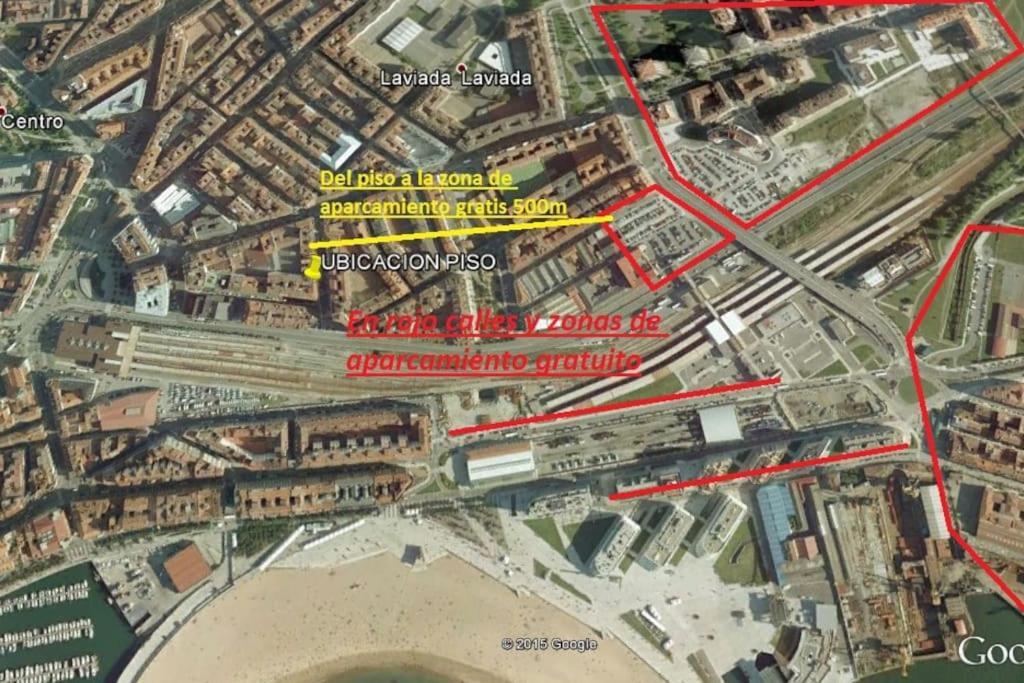 A Un Paso De La Playa, Amplio Apartamento 希洪 外观 照片